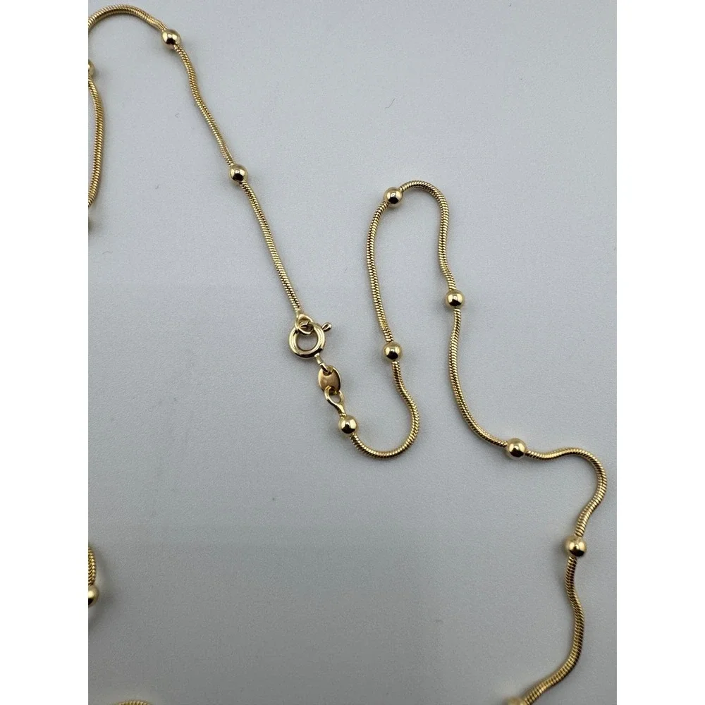 14K Gold Plated‎ Snake Chain 20